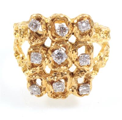 Brillantdamenring zus. ca. 0,50 ct - Schmuck