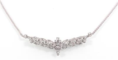 Brillantcollier zus. ca. 5,20 ct - Gioielli