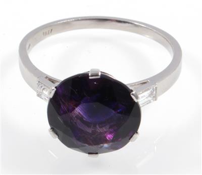 Diamant Amethystring - Jewellery