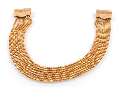 Diamantcollier zus. ca. 1,00 ct - Jewellery