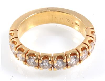 Brillantmemoryring zus. 1 ct - Gioielli