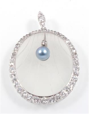 Diamantanhänger zus. ca. 0,80 ct - Schmuck Abendauktion