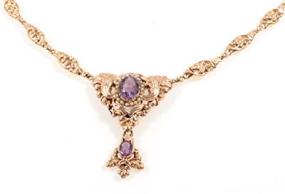 Amethystcollier - Walzerzauber - Kostbarkeiten zur Ballsaison