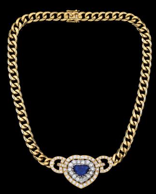 Brillant Saphircollier - Jewellery