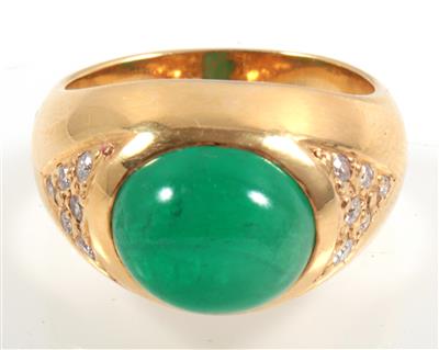 Smaragdring 5,32 ct - Jewellery
