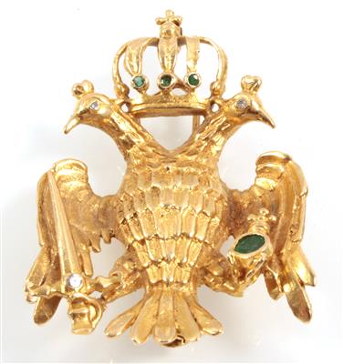 Brosche Doppeladler - Schmuck