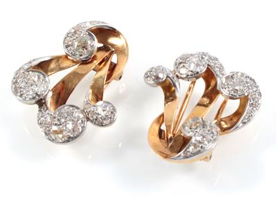 Diamant Kleiderclips zus. ca. 2 ct - Jewellery