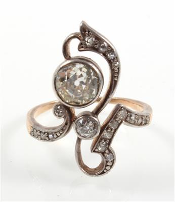 Diamantdamenring zus. ca. 1,50 ct - Jewellery