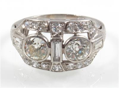 Diamantdamenring zus. ca. 1,85 ct - Jewellery