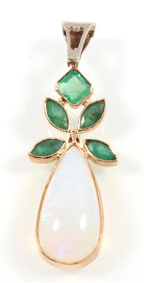 Smaragd Opal Anhänger - Gioielli