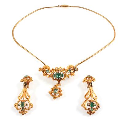 Smaragddamenschmuckgarnitur - Jewellery