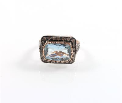 Aquamarinring ca. 3 ct - Schmuck Abendauktion