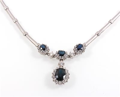 Brillantcollier zus. ca. 1,90 ct - Schmuck Abendauktion