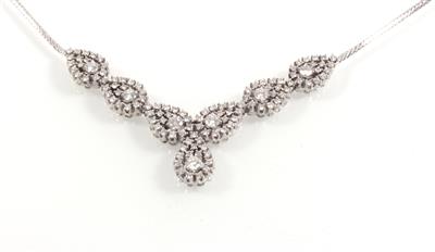 Brillantcollier zus. ca. 3,80 ct - Jewellery