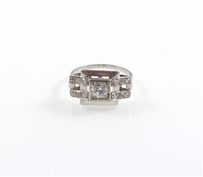 Brillantdamenring zus. ca. 0,60 ct - Klenoty