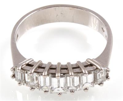 Baguette-Diamantring zus. ca. 1,40 ct - Jewellery