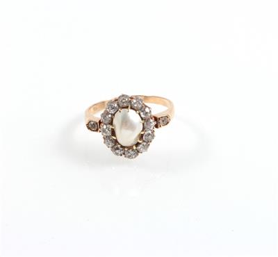 Diamantdamenring zus. ca. 0,90 ct - Gioielli