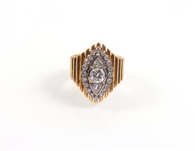 Diamantring zus. ca. 2,10 ct - Klenoty