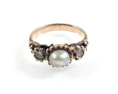 Diamant Orientperlenring - Jewellery