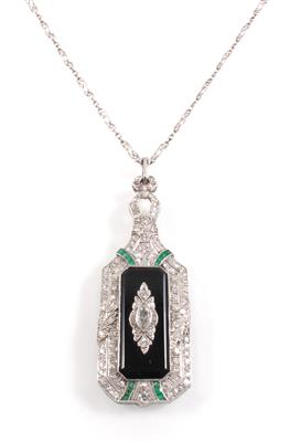 Diamant Onyxanhänger - Jewellery