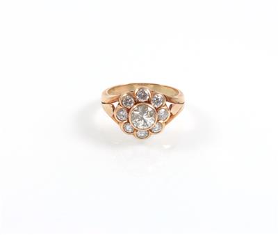 Brillantring zus. ca. 1,60 ct - Schmuck Abendauktion