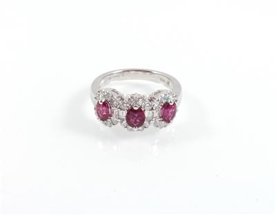 Diamant Rubinring - Gioielli