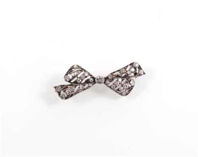 Diamantbrosche zus. ca. 1,10 ct - Schmuck Abendauktion