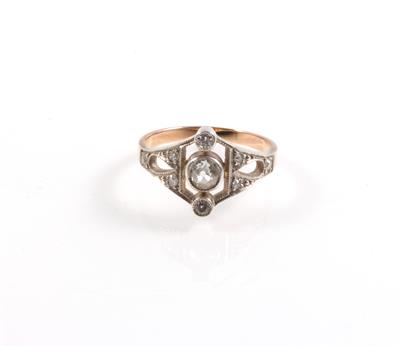 Diamantring zus. ca. 0,45 ct - Gioielli