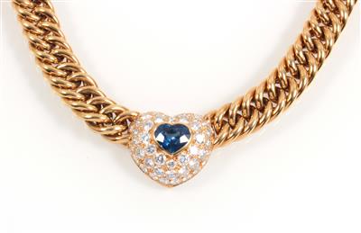 Brillant Saphircollier - Schmuck Summersale