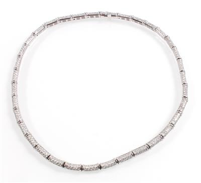 Brillantcollier zus. 11,73 ct - Jewellery