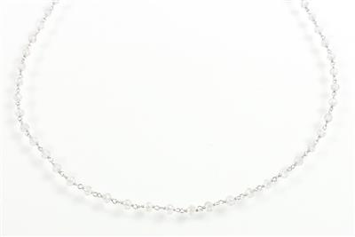 Diamantcollier zus. 7,11 ct - Schmuck Summersale