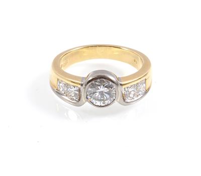 Diamantdamenring zus. ca. 1,80 ct - Jewellery