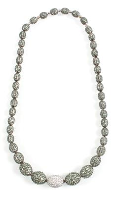 Brillantcollier zus. ca. 4,50 ct - Klenoty