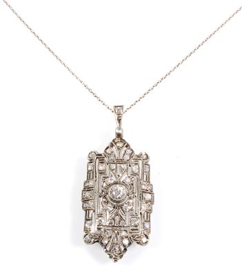 Diamantanhänger zus. ca. 1,05 ct - Jewellery