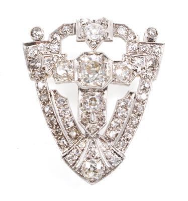 Diamantbrosche zus. ca.2,75 ct - Jewellery