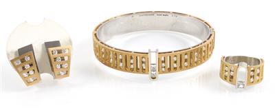 Diamantgarnitur zus. ca. 3,50 ct - Jewellery