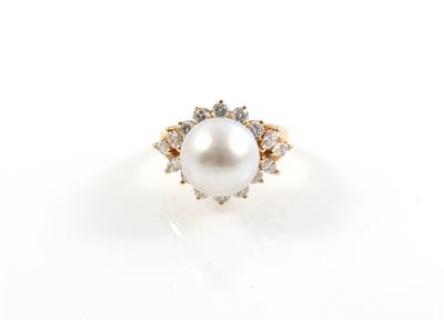 Diamantdamenring zus. ca. 1,40 ct - Jewellery