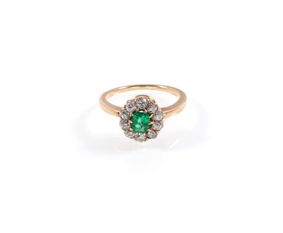 Diamant Smaragdring - Gioielli