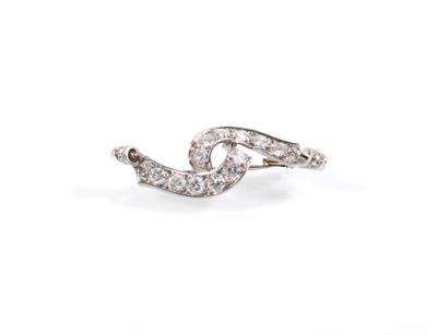 Diamantbrosche zus. ca. 1,50 ct - Schmuck