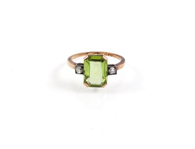 Peridotring ca. 3 ct - Schmuck