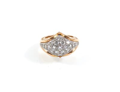 Siess  &  Söhne Brillantring zus. ca. 1 ct - Schmuck