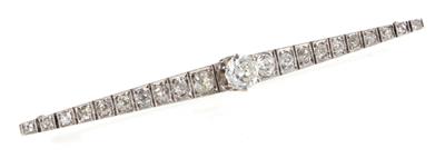 Diamant Stabbrosche zus. ca. 1,70 ct - Jewellery