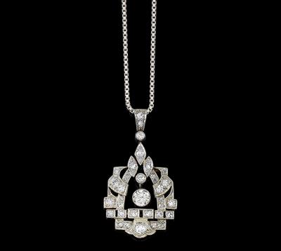 Diamantanhänger zus. ca. 1,15 ct - Jewellery