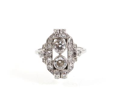 Diamantring zus. ca. 0,65 ct - Weihnachtsauktion Juwelen