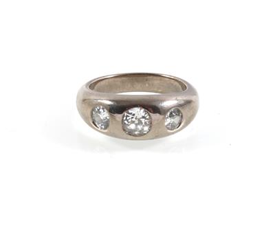 Diamantring zus. ca. 1,10 ct - Schmuck Abendauktion