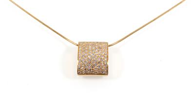 Brillantcollier zus. 1,26 ct - Gioielli