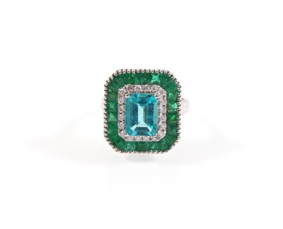 Smaragd Apatitring - Jewellery