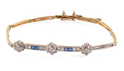 Diamant Saphirarmband - Jewellery