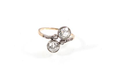 Diamantdamenring zus. ca. 1,80 ct - Jewellery