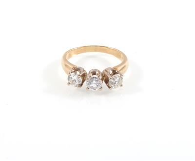 Brillantring zus. ca. 1,05 ct - Schmuck Abendauktion